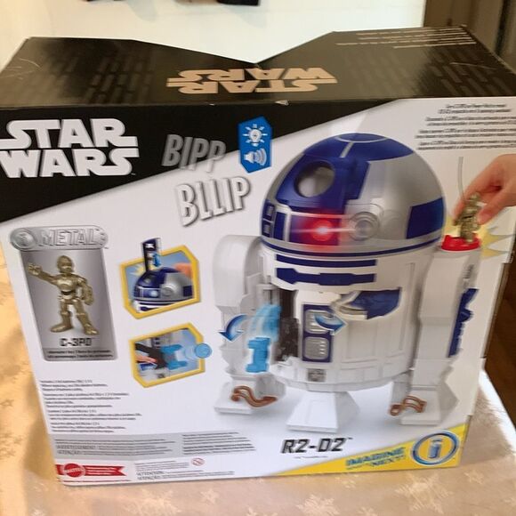 NWT Fisher-Price Imaginext Star Wars R2-D2  Toy C-3P0 Character Key hot toy - Picture 9 of 13